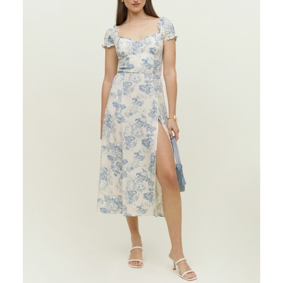 NEW Reformation Connell Dress Teacup 2 - Picture 11 of 15
